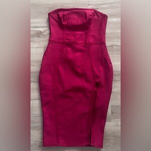 Red Sexy tube dress